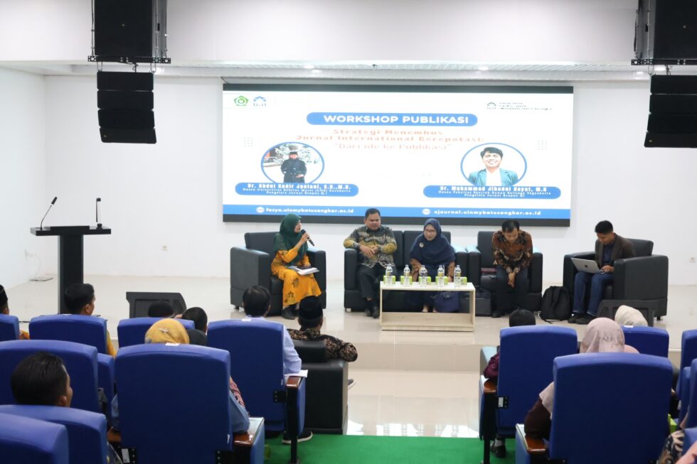 Fakultas Syariah Gelar Workshop Publikasi: Strategi Menembus Jurnal Internasional Bereputasi