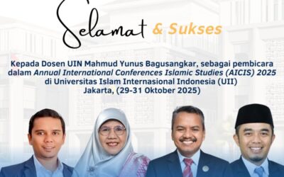 Empat Dosen UIN Mahmud Yunus Batusangkar Siap Presentasi di AICIS 2025 di UIII Jakarta